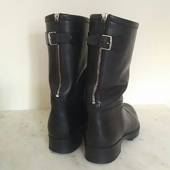 Hermes Shoes - HERMES - Noir Biker Boots